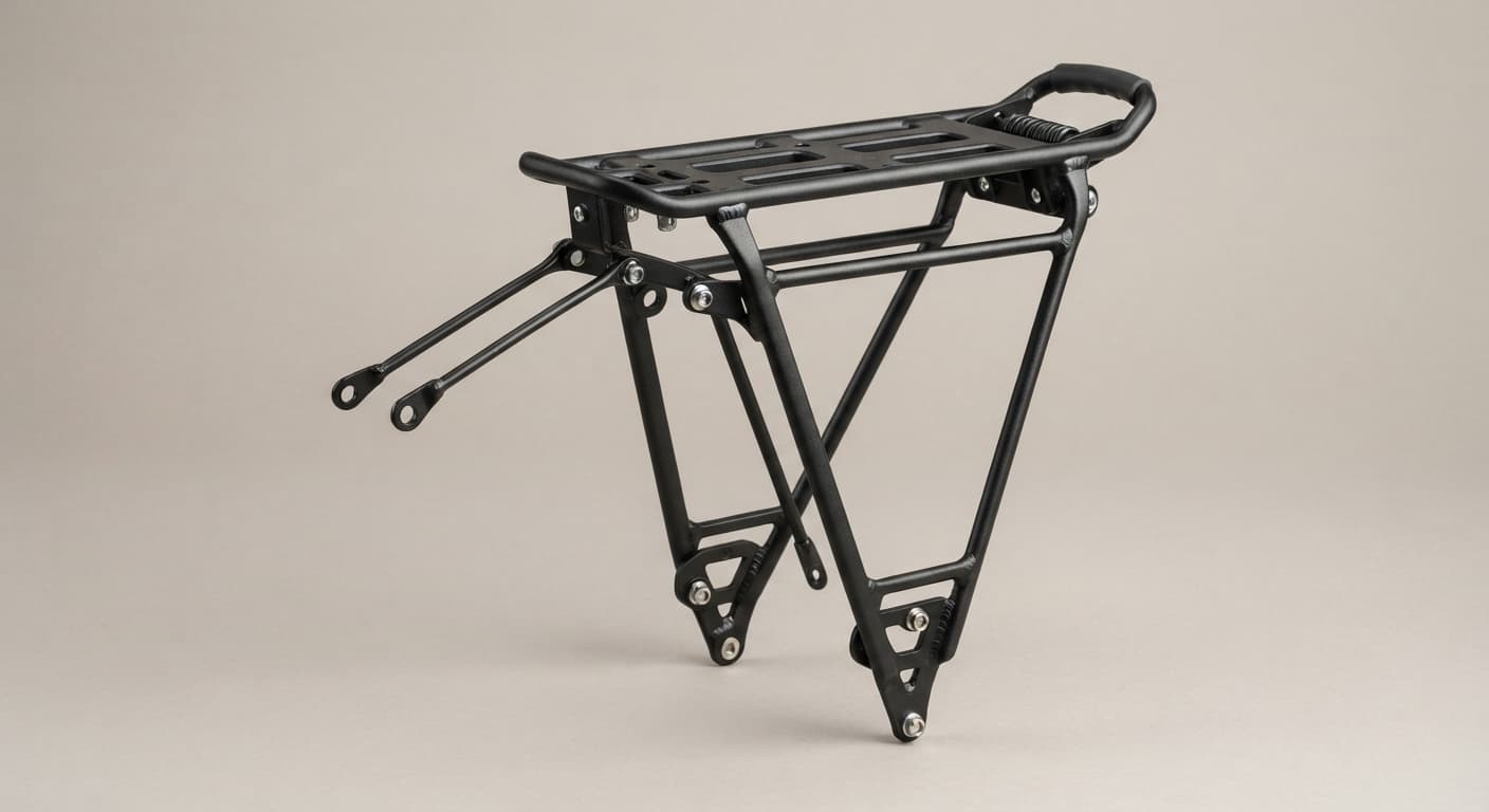 Kade rear rack in black