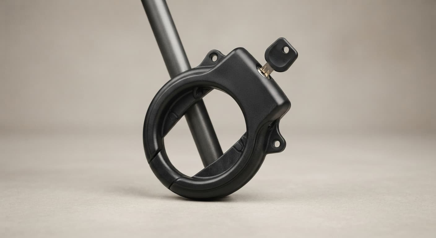 Kade frame lock with its key